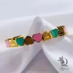دستبند النگویی مدل قلب
