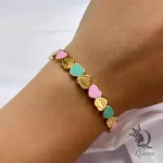 دستبند النگویی مدل قلب