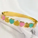 دستبند النگویی مدل قلب