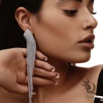 گوشواره اویز جواهری